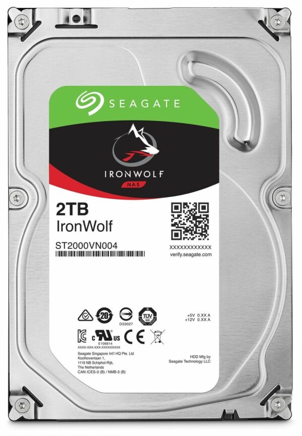 Seagate SATA-HDD Ironwolf ST2000VN004