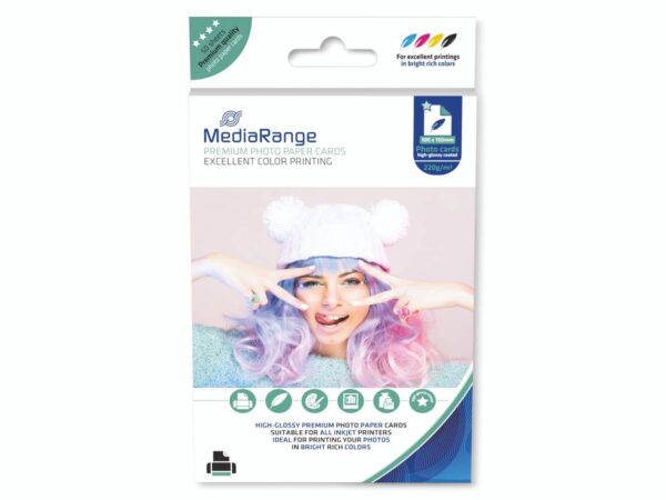 MEDIARANGE Fotopapier-Karten MRINK104