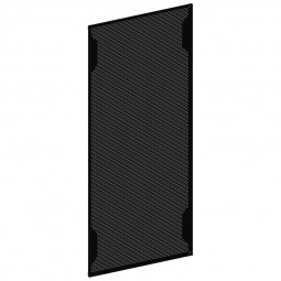 Ssupd Meshroom - Mesh Front Panel - schwarz