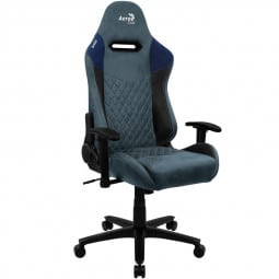 Aerocool Duke AeroSuede Gamingstuhl - schwarz/blau