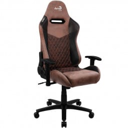 Aerocool Duke AeroSuede Gamingstuhl - schwarz/rot