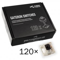 Glorious Gateron Black Switches (120 Stück)