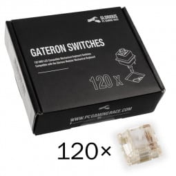 Glorious Gateron Clear Switches (120 Stück)