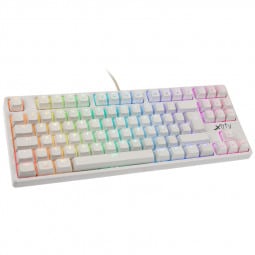 Xtrfy K4 TKL RGB White Edition Gaming Tastatur - DE Layout