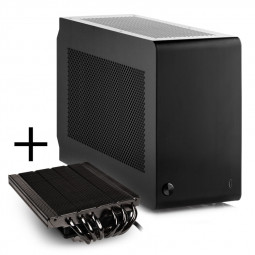 DAN Cases A4-SFX V4.1 - schwarz + Alpenföhn Black Ridge - 120mm