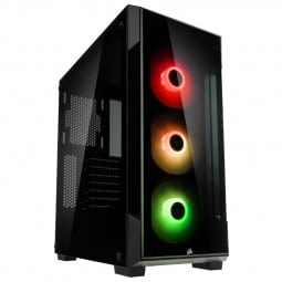 Corsair iCUE 220T RGB Tempered Glass Midi-Tower - schwarz