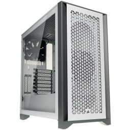 Corsair 4000D Airflow Tempered Glass Midi-Tower - weiß Window