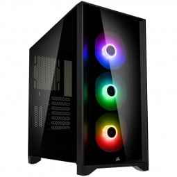 Corsair iCUE 4000X RGB Tempered Glass Midi-Tower - schwarz Window