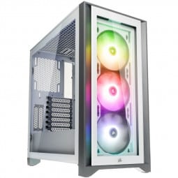 Corsair iCUE 4000X RGB Tempered Glass Midi-Tower - weiß Window