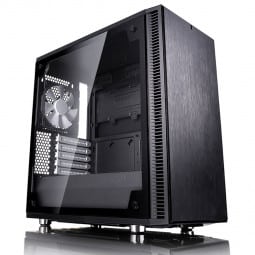 Fractal Design Define Mini C Tempered Glass Micro-ATX-Gehäuse - schwarz