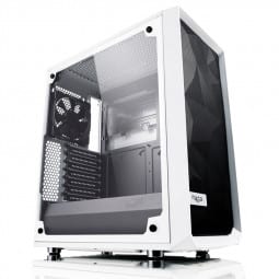 Fractal Design Meshify C White Tempered Glass Midi-Tower - weiß