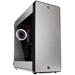 Raijintek Asterion Plus Midi-Tower - silber Window