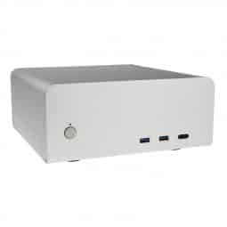 Streacom ST-FC8S Alpha Fanless HTPC Aluminium Gehäuse - silber