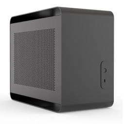 Streacom DA2 V2 Mini-ITX Gehäuse - schwarz