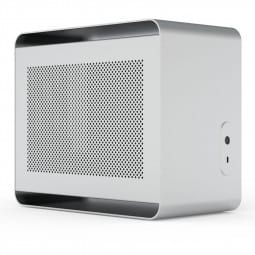 Streacom DA2 V2 Mini-ITX Gehäuse - silber