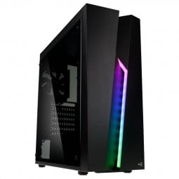 Aerocool Bolt RGB Midi-Tower - schwarz Window