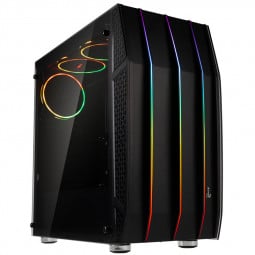 Aerocool Klaw G-BK-v1 RGB Midi-Tower - schwarz Window