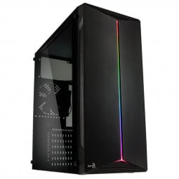 Aerocool SPLIT RGB Midi-Tower - schwarz Window