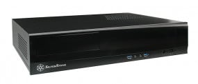 SilverStone SST-ML03B Milo HTPC Gehäuse - schwarz