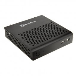 SilverStone SST-PT13B Petit Thin-Mini-ITX Gehäuse - schwarz