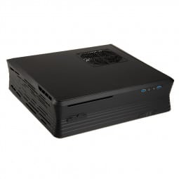 SilverStone SST-RVZ01B Raven Z Mini-ITX Gehäuse - schwarz