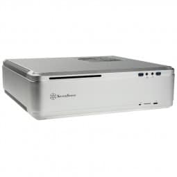 SilverStone SST-FTZ01S Fortress Mini-ITX Gehäuse - silber