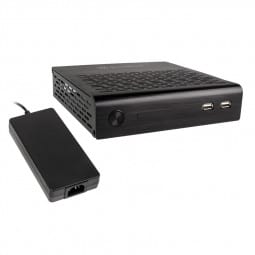 SilverStone SST-PT13B-120 Petit Thin-Mini-ITX Gehäuse + 120W Netzteil