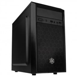 SilverStone Precision PS16 Micro-ATX Gehäuse - schwarz