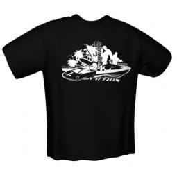 GamersWear DOUBLE TEAM T-Shirt Black (XXL)