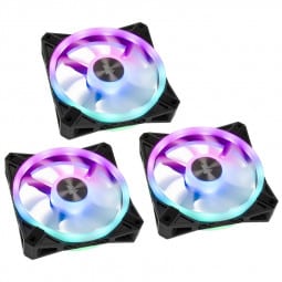 Corsair iCUE QL120 RGB PWM Lüfter 3er Pack inkl. RGB-Controller - 120mm