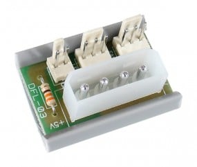 InLine Lüfter Power Adapter Platine - 4Pin Molex