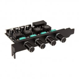 Lamptron CP436 4-Kanal-Lüftersteuerung für PCI-Slot - schwarz