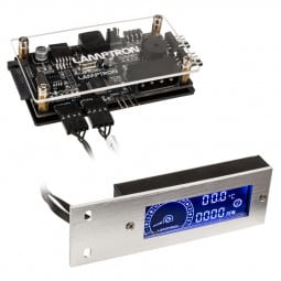Lamptron TC20 PCI RGB-Lüfter und LED-Controller - silber