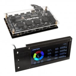 Lamptron SM436 PCI RGB-Lüfter und LED-Controller - schwarz