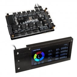 Lamptron SM436 Sync Edition PCI RGB-Lüfter und LED-Controller - schwarz