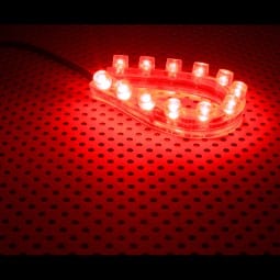 Lamptron FlexLight Standard - 12 LEDs - fire red