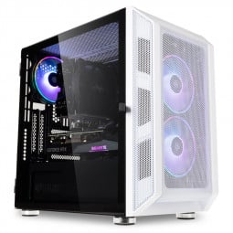 King Mod Systems Gaming PC Red Storm - White Edition
