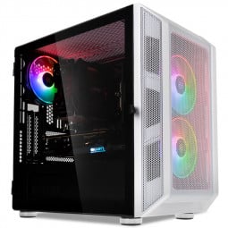 King Mod Systems Gaming PC Red Capricorni - White Edition