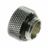Bitspower Adapter G1/4 Zoll AG auf G1/4 Zoll IG - silber glänzend