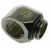 Bitspower Adapter 90 Grad G1/4 Zoll AG auf G1/4 Zoll IG - schwarz glänzend