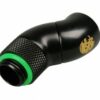Bitspower Adapter 90 Grad G1/4 Zoll AG auf G1/4 Zoll IG - 2x drehbar