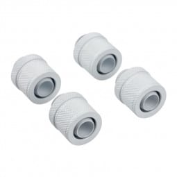 Corsair Hydro X Series XF Compression G1/4 13/10 Fittings Four Pack - weiß