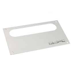 XSPC Dual Bayres/Pump Faceplate - silber