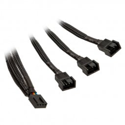 EK Water Blocks EK-Cable Y-Weiche für 3x 4-Pin-PWM-Lüfter - 10 cm