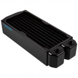 Alphacool NexXxoS XT45 Full Copper 92mm Dual Radiator - schwarz