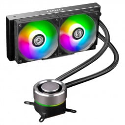 Alpenföhn Gletscherwasser 240 - Sistema Di Raffreddamento A Liquido Completo Per PC, ARGB, Bianco, 240 Mm