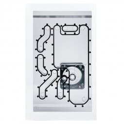 Stealkey Customs Lian Li O11D Mini Front MK2 D5  Distroplate - Acryl - weiß