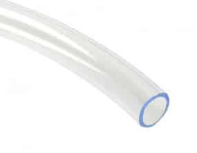 PVC-Schlauch 13/10mm - klar / UV blue - 1m