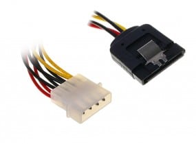 InLine SATA Stromadapterkabel an 4-Pol Molex - 15cm