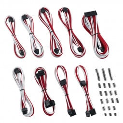 CableMod Classic ModMesh C-Series Cable Kit Corsair RMi & RMx - weiß/rot